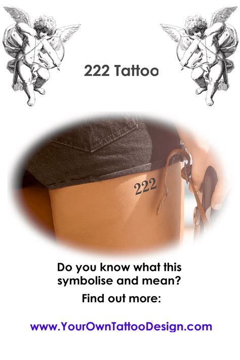 222 tattoo|222 Tattoo: Embracing the Power of Triple Twos